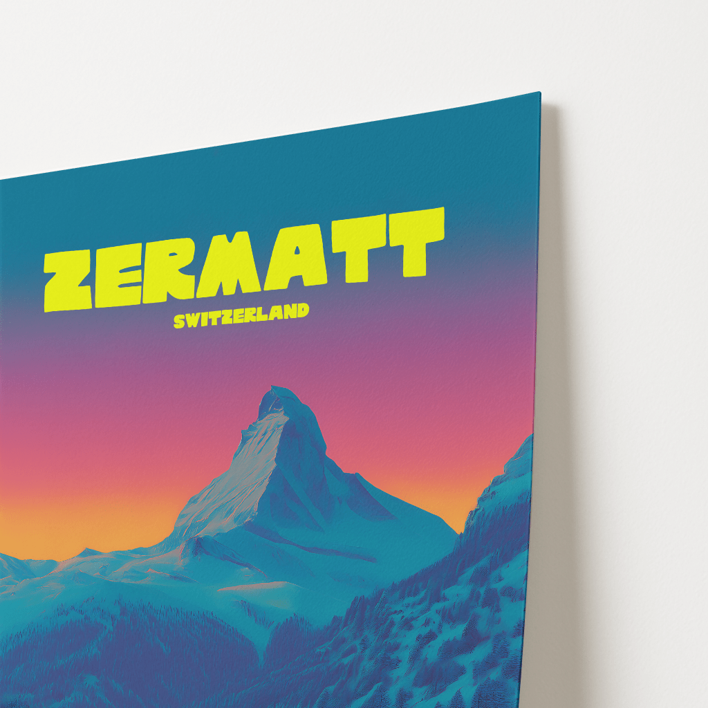 Zermatt Switzerland Travel Poster - Postered